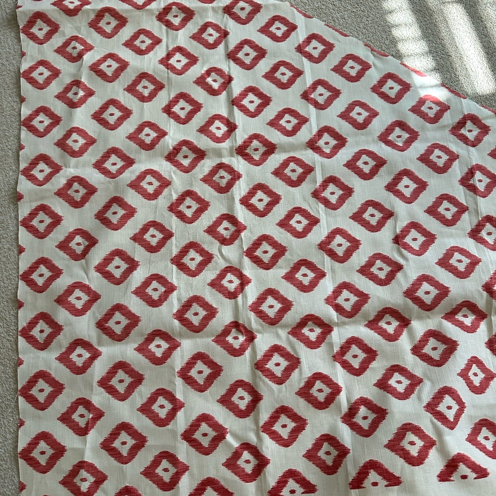 Quadrille China Seas Bali Diamond remnant.  Approximately 42” x 42”